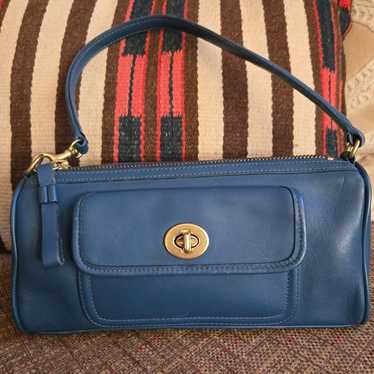 Coach Vintage y2k Navy store Optic C Demi Purse/Wristlet