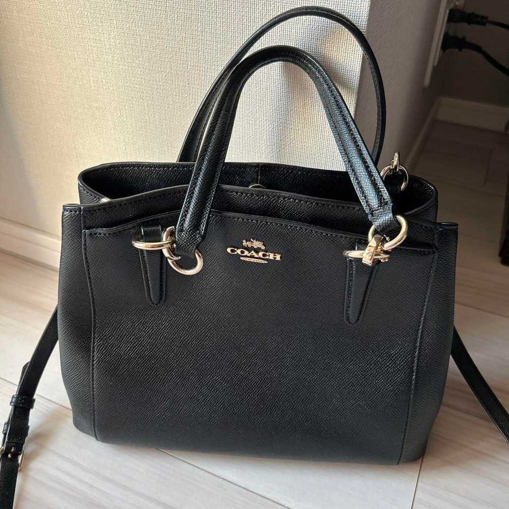 【COACH】Black Handbag - image 10