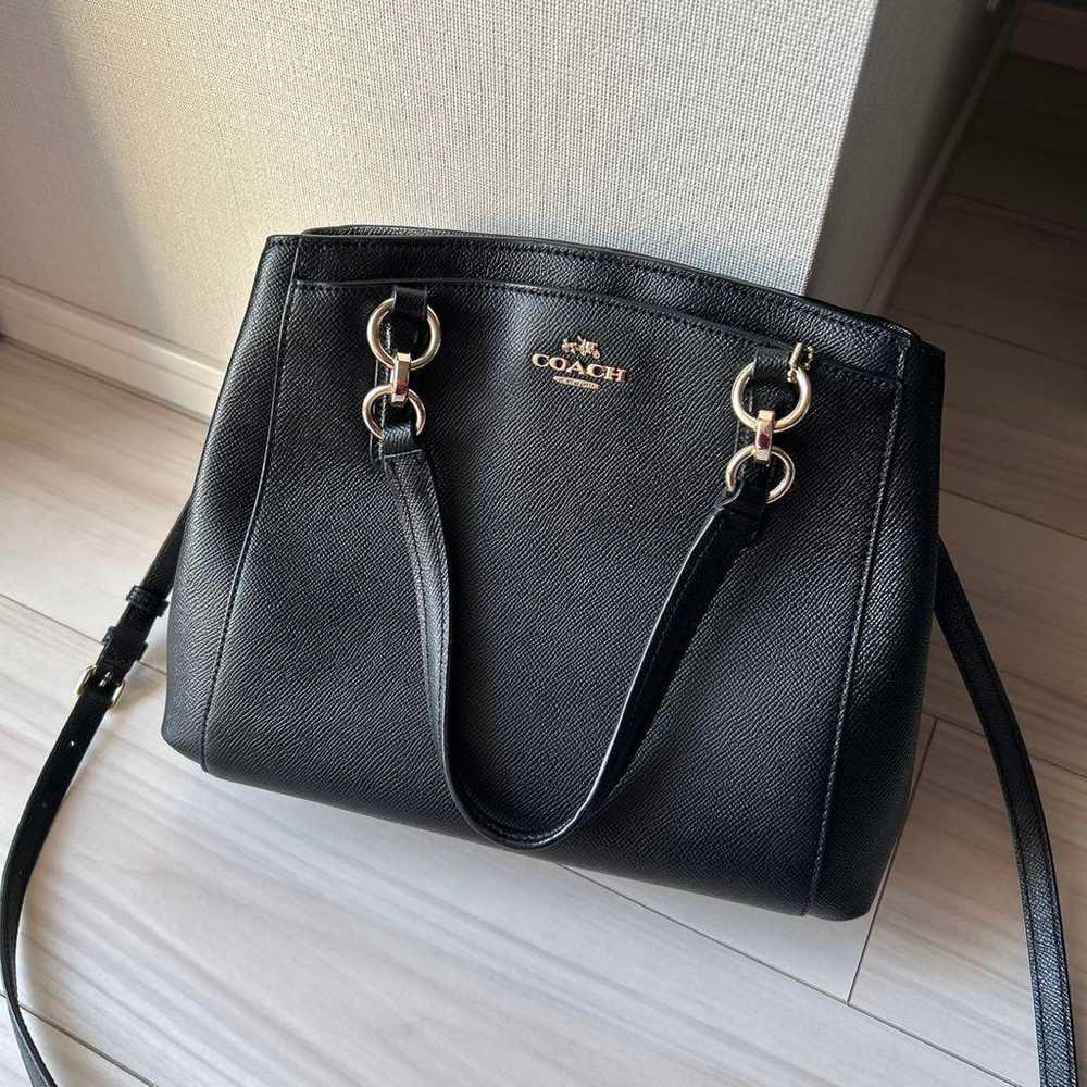 【COACH】Black Handbag - image 2