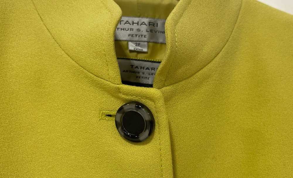 NWT Tahari Arthur S. Levine Womens Yellow Gray 3 … - image 7