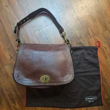 Coach Saddle Bag Legacy 65th Anniversary Vachetta Tobacco Whiskey Shoulder 11134 hot