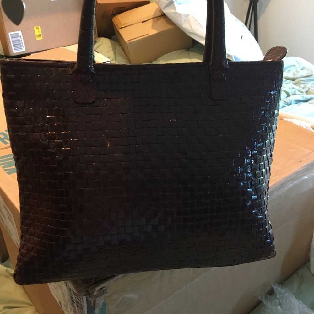 Vintage Fendi Woaven small Tote bag - image 11