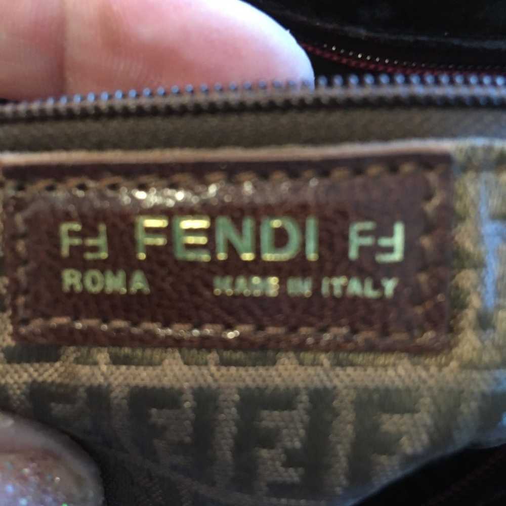 Vintage Fendi Woaven small Tote bag - image 7