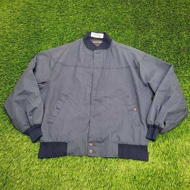 Vintage Vintage 80s Blouson Jacket L/XL 24x25 Blu… - image 1