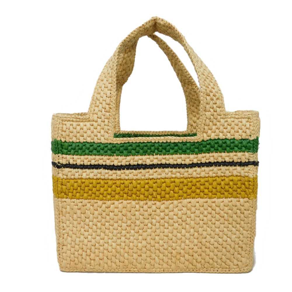 LOEWE Tote Bag A685B61X04 Raffia natural logo Str… - image 4