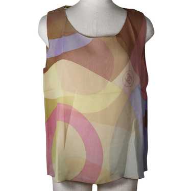 CHANEL Tank top P17019W02737 silk multicolor 01C C