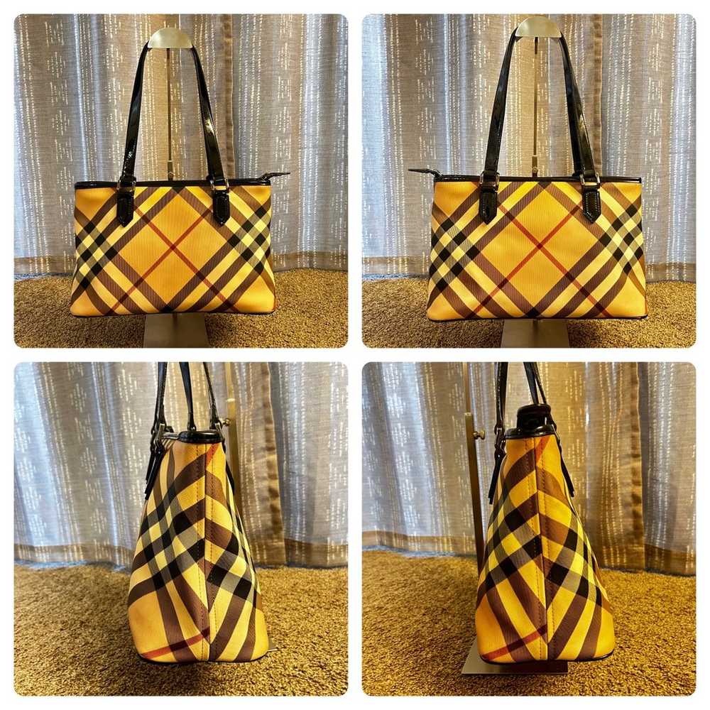 Authentic Burberry nova check tote bag and matchi… - image 2