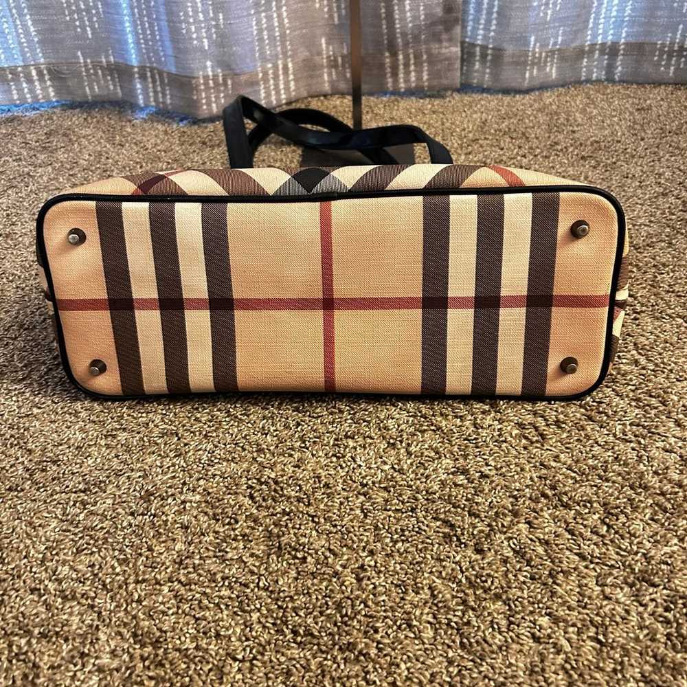 Authentic Burberry nova check tote bag and matchi… - image 8