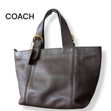 COACH 4133 Handbag All Leather Old Brown