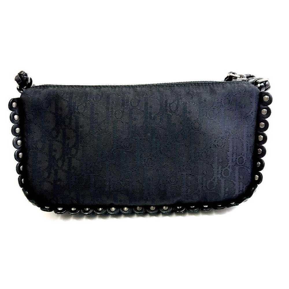 Christian Dior Shoulder Bag Trotter Black Vintage - image 4