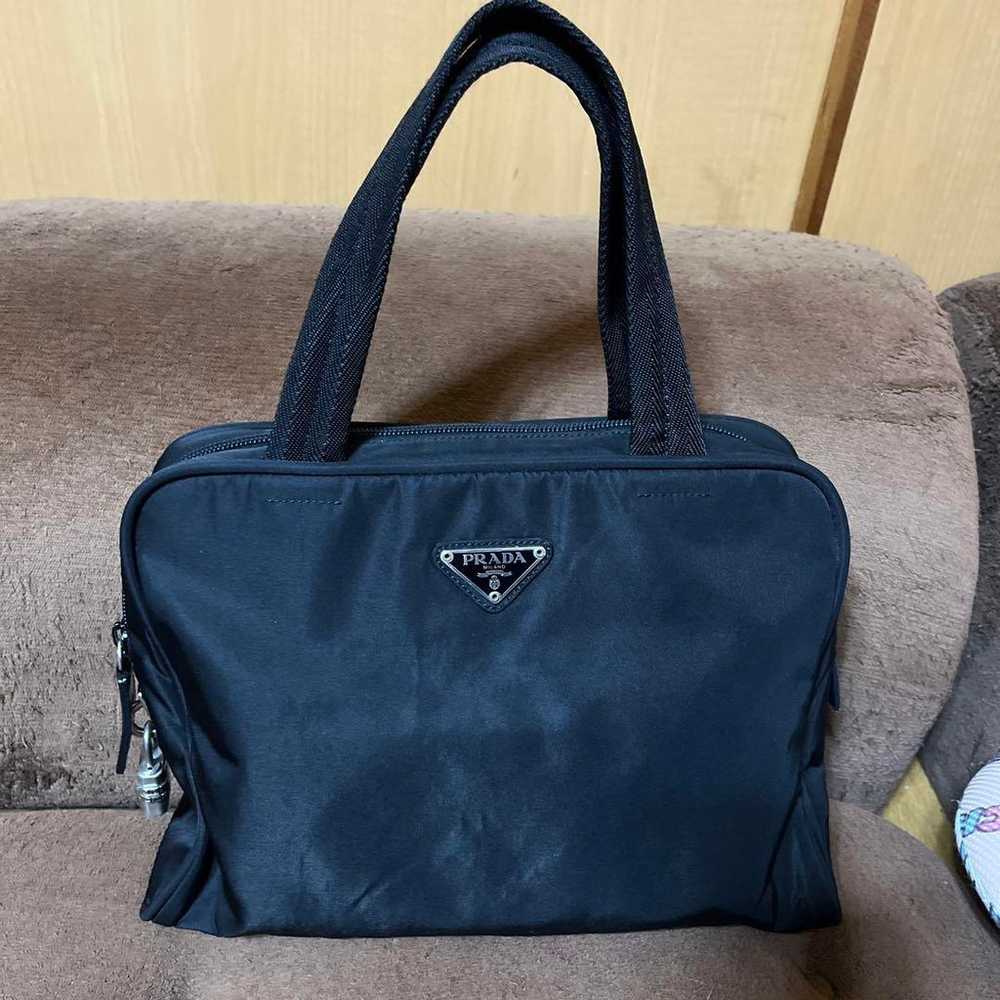 PRADA Nylon Tote Bag BLACK Unisex - image 1