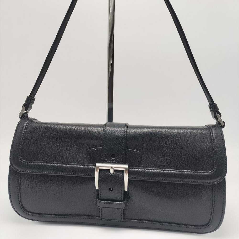 Brand new ✨ Prada shoulder bag, leather, black. - image 2