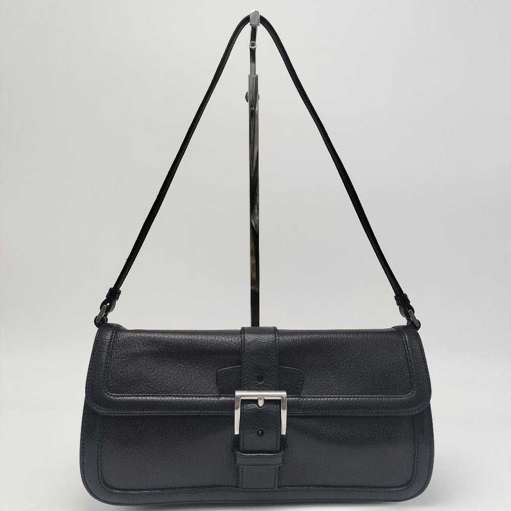 Brand new ✨ Prada shoulder bag, leather, black. - image 3