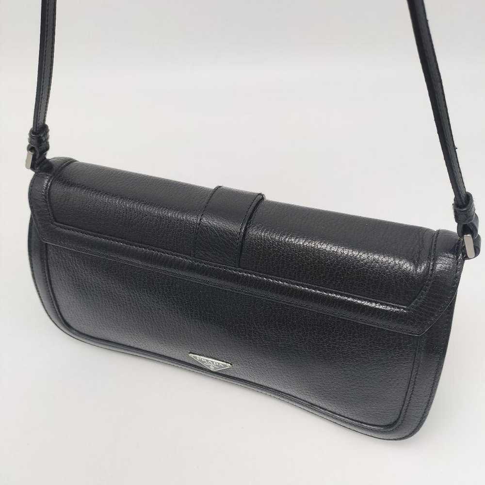 Brand new ✨ Prada shoulder bag, leather, black. - image 5