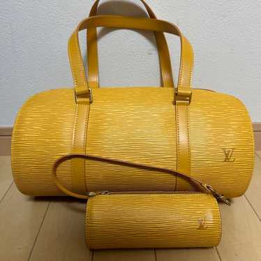 LOUIS VUITTON Yellow Epi Leather Women's Handbag - image 1