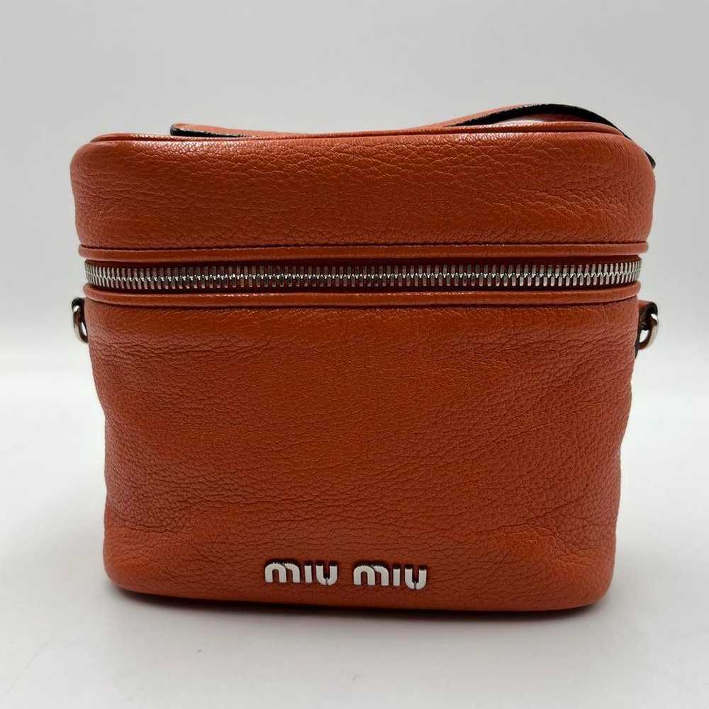 Unused Class ✨ Miu Miu Leather 2way Shoulder Bag … - image 2