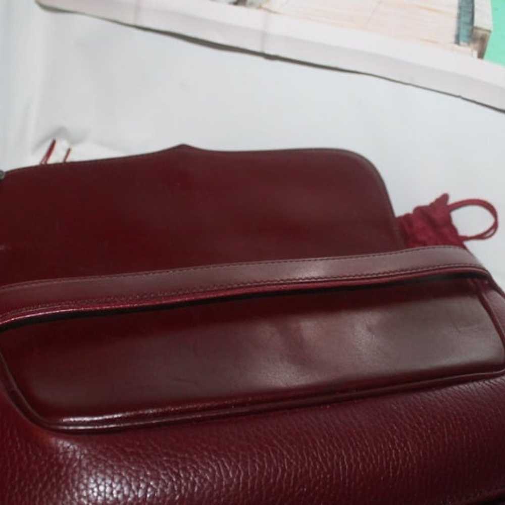 New Auth Luxury CARTIER Mastline Merlot Leather C… - image 4