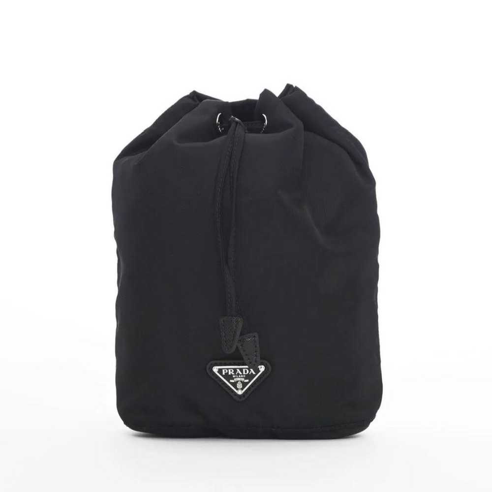 Prada Nylon Drawstring Pouch with Triangular Logo… - image 3