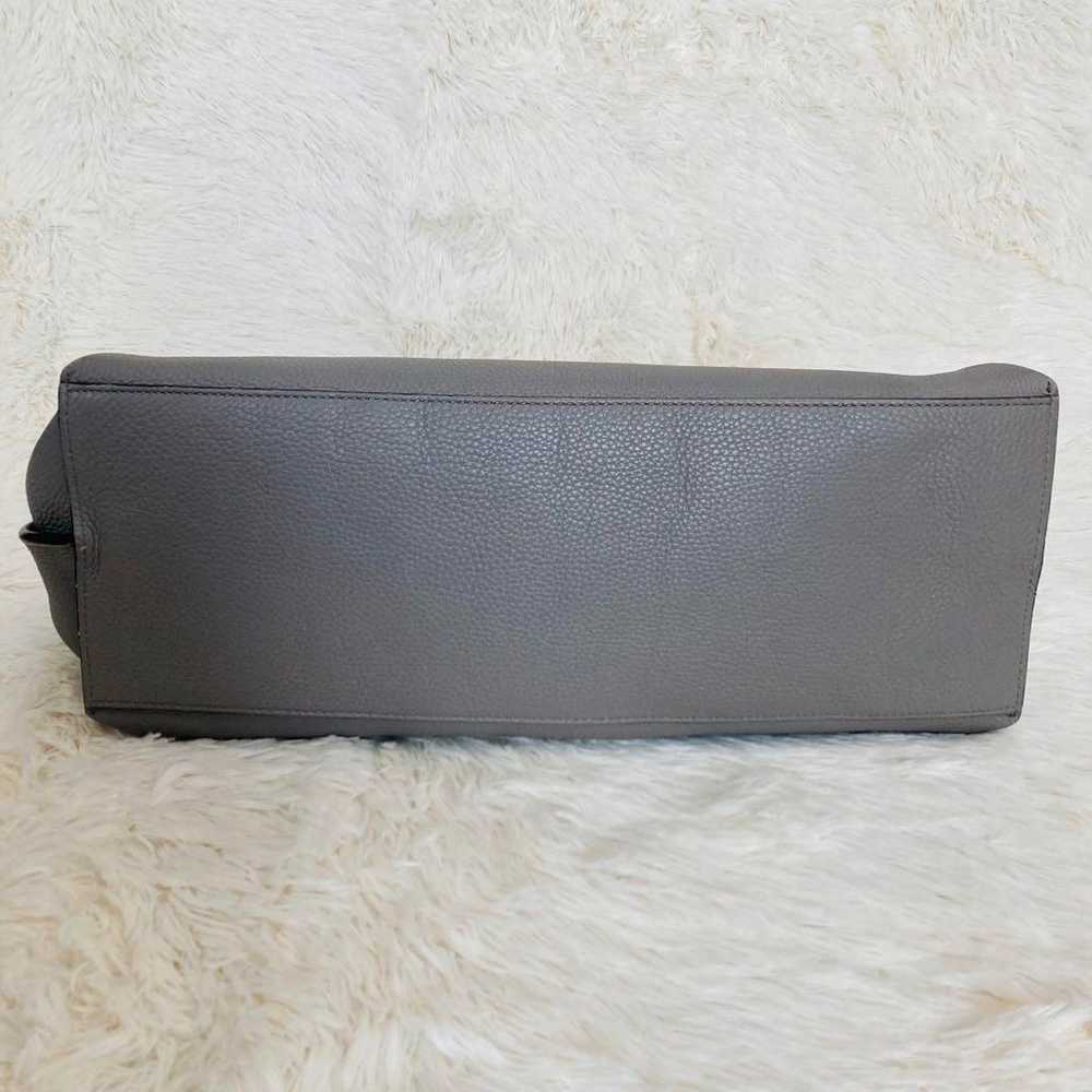 【Excellent condition】GUCCI Bamboo Daily 2WAY Gray… - image 5