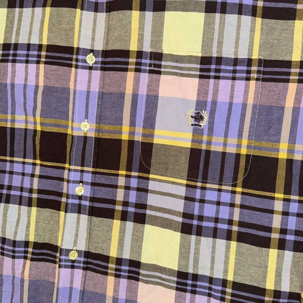 Cinch Cinch Jeans Western Purple & Yellow Plaid L… - image 3