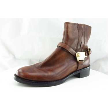 ECCO Boot Sz 35 M Harness Brown Leather Women - image 1