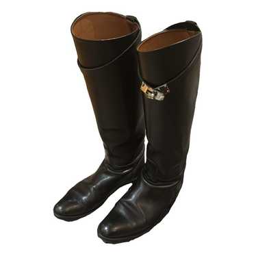 Hermès Jumping leather riding boots