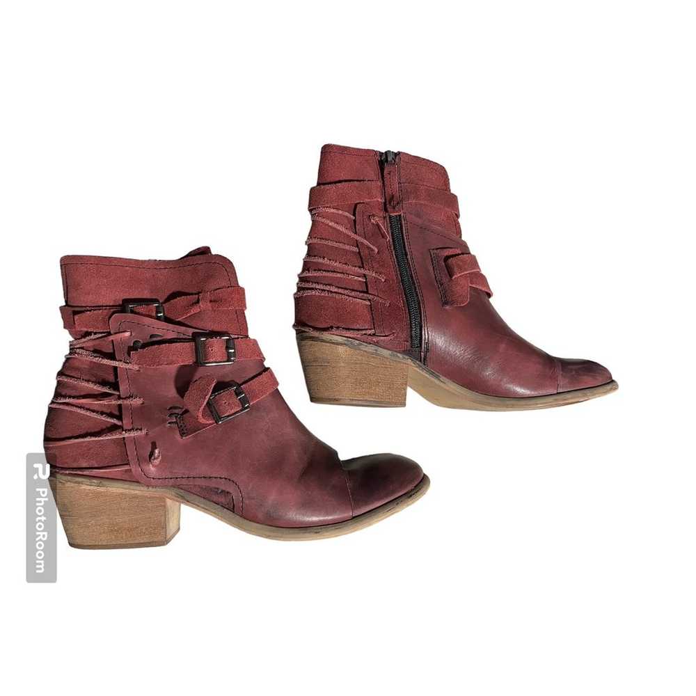 Roan by Bed Stu Jag Strappy Boots Leather Women's… - image 1