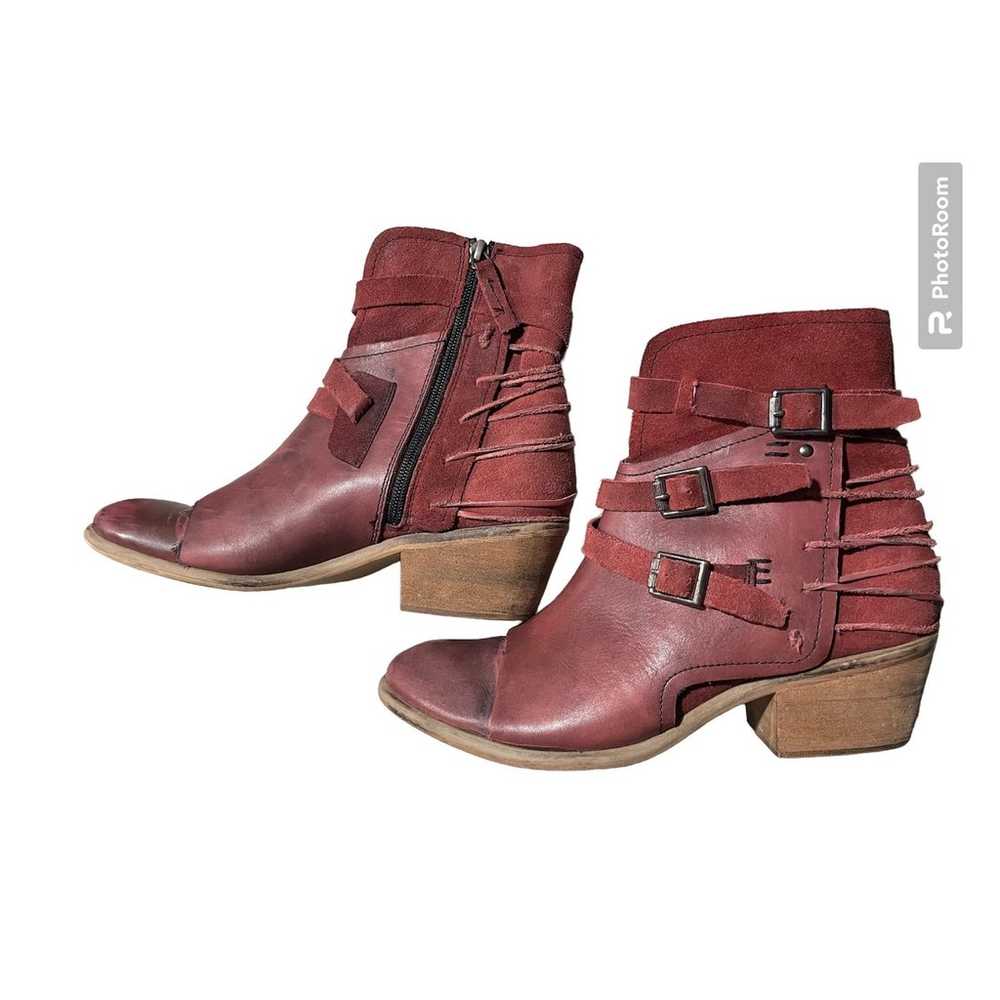 Roan by Bed Stu Jag Strappy Boots Leather Women's… - image 2