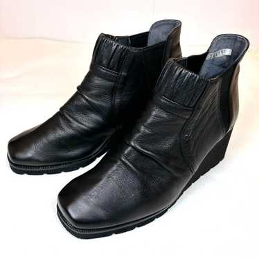 【Excellent Condition】Monet Side Gore Short Boots … - image 1