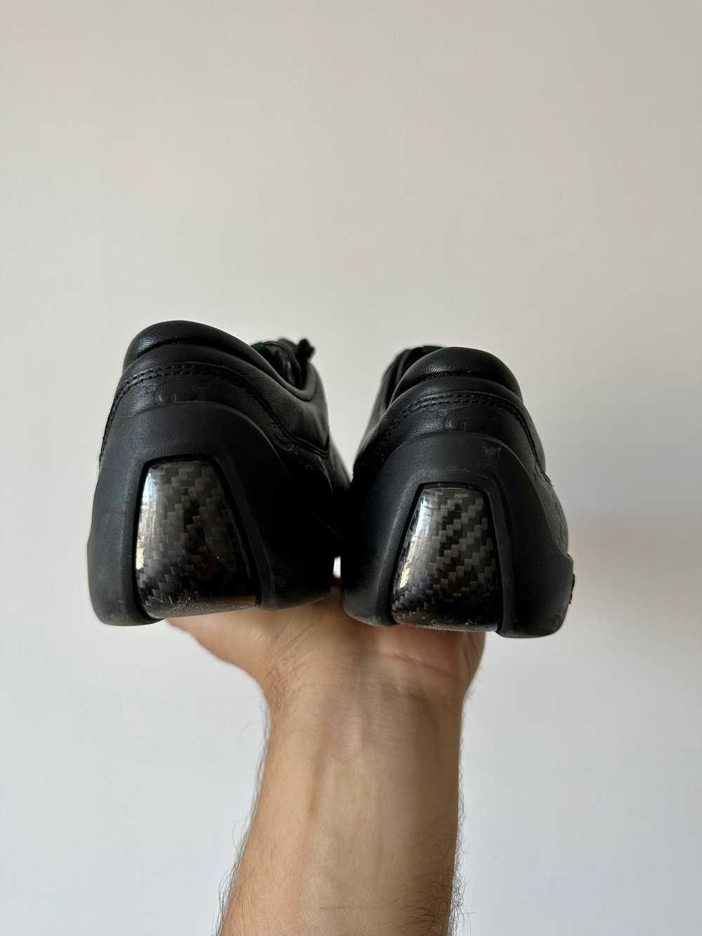 Black × Gucci × Leather Gucci black leather low t… - image 6