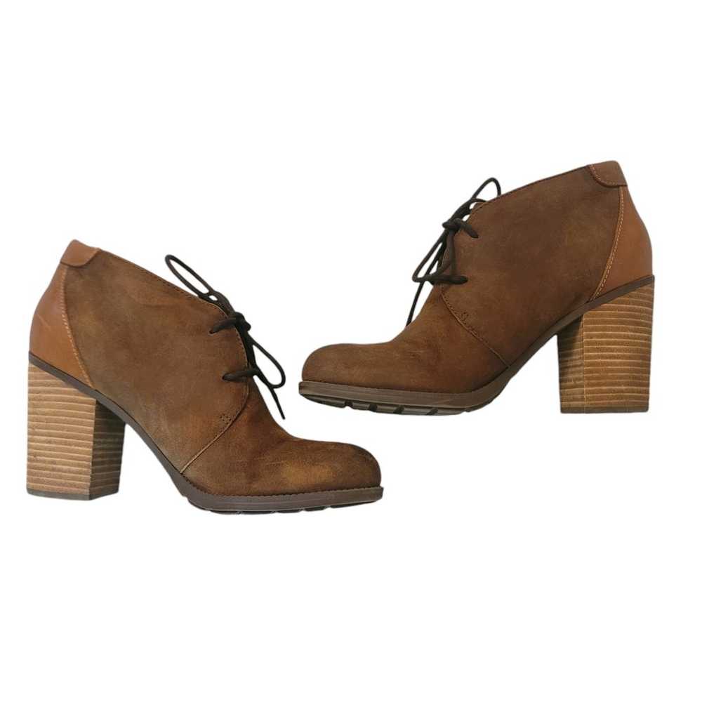 Tommy Hilfiger Ankle Booties Saddle Leather/Suede… - image 2