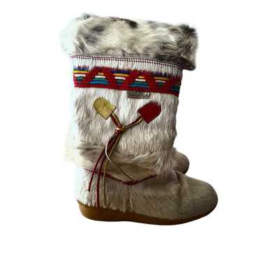 Tecnica Italian Apres Skandia Cowhide Goat Fur Sk… - image 1