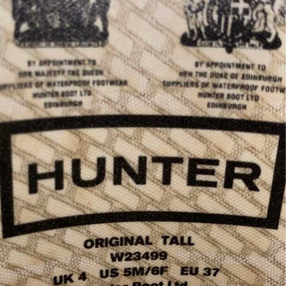 【Mint Condition】◆HUNTER◆ORIGINAL TALL◆UK4◆ - image 11