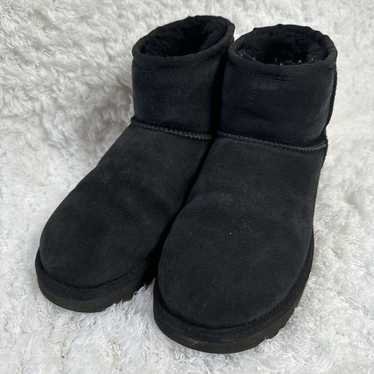 ugg Sheepskin Boots Classic Mini Black 23cm