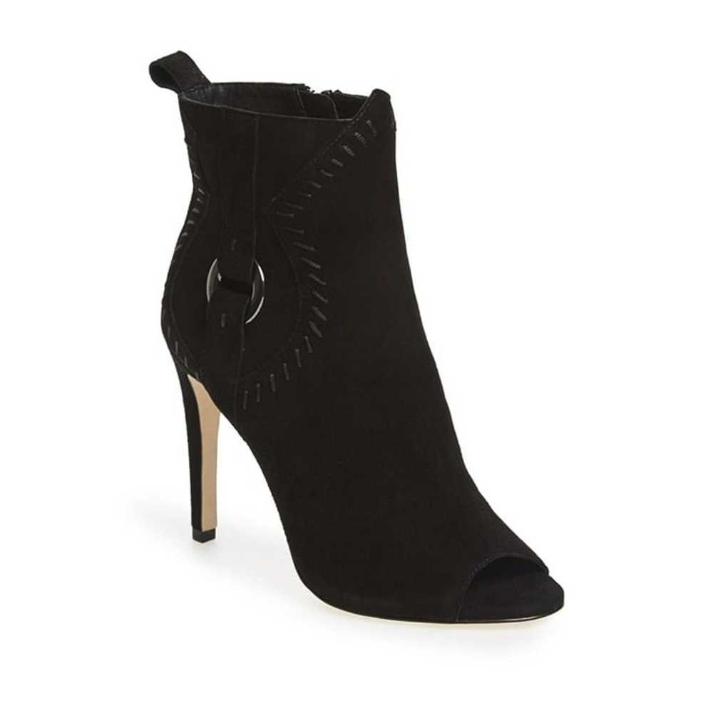 Rebecca Minkoff Black Suede Booties 7.5 - image 1