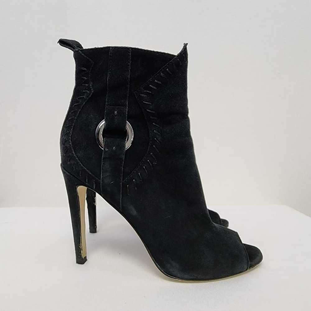 Rebecca Minkoff Black Suede Booties 7.5 - image 3