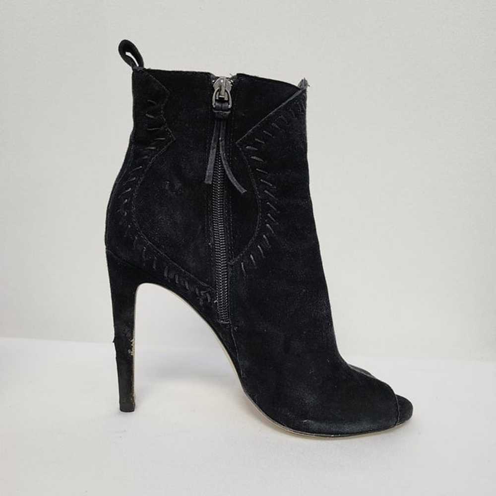 Rebecca Minkoff Black Suede Booties 7.5 - image 4