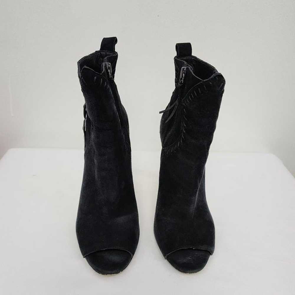 Rebecca Minkoff Black Suede Booties 7.5 - image 5