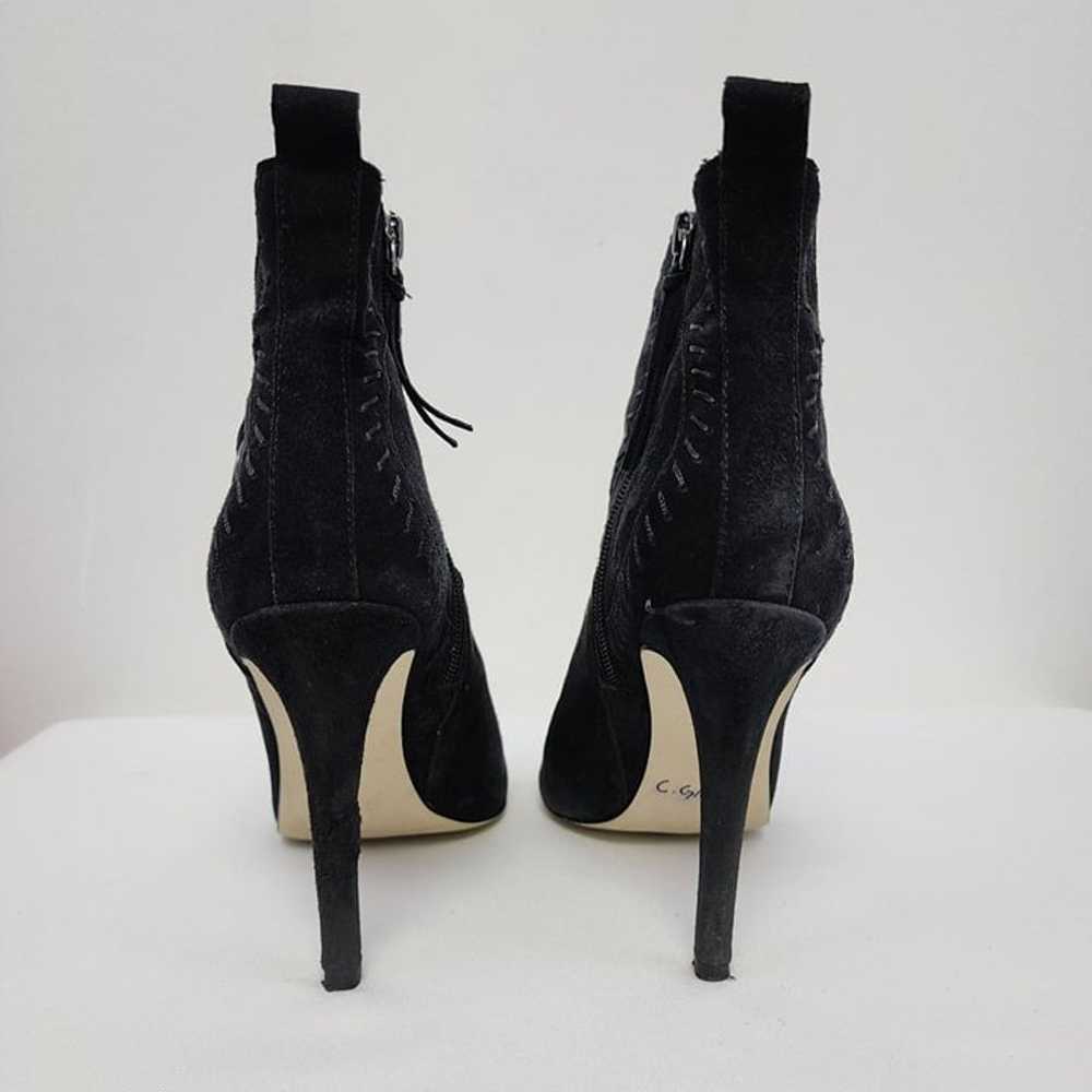 Rebecca Minkoff Black Suede Booties 7.5 - image 6