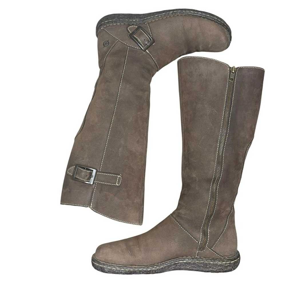 Born Tall Leather Riding Boots Womens 8 Y2K  Eque… - image 4