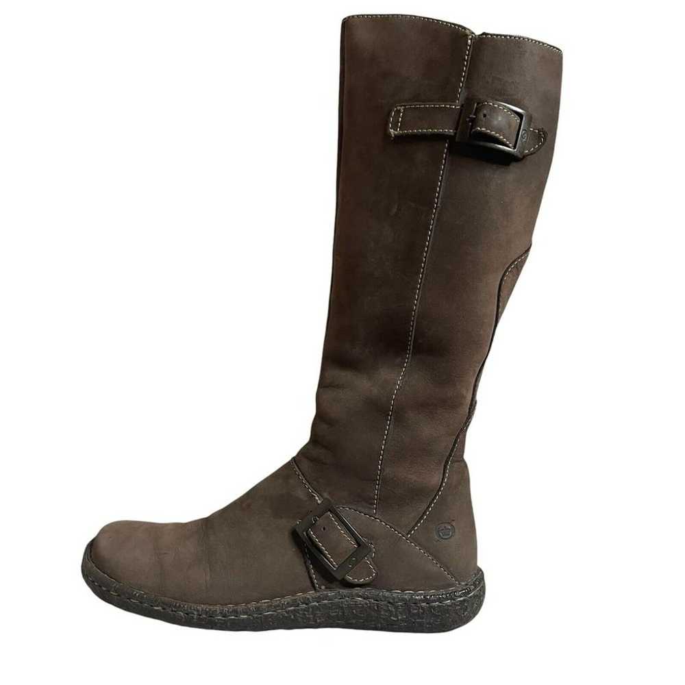 Born Tall Leather Riding Boots Womens 8 Y2K  Eque… - image 6