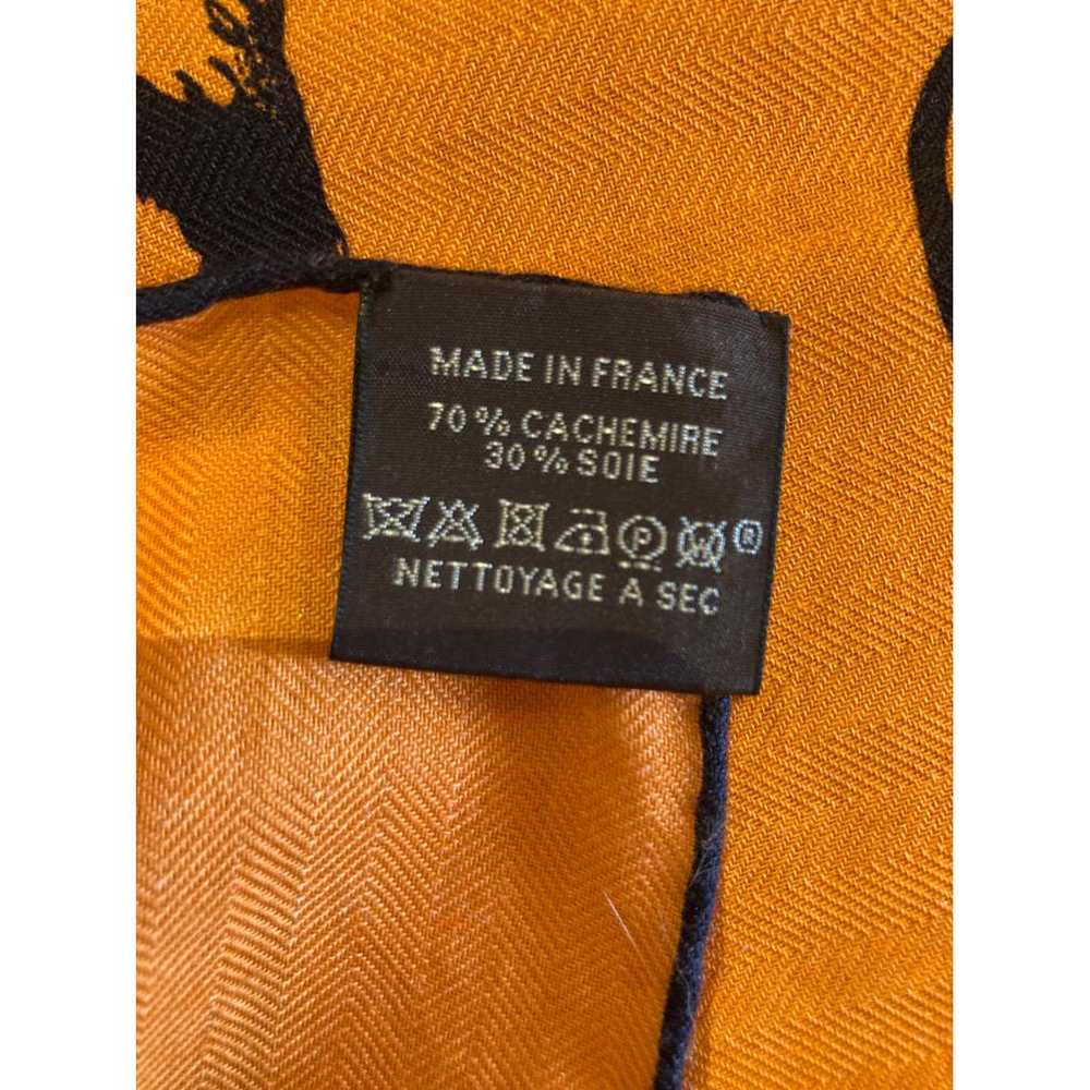 Hermès Carré Géant silk 140 cashmere stole - image 2