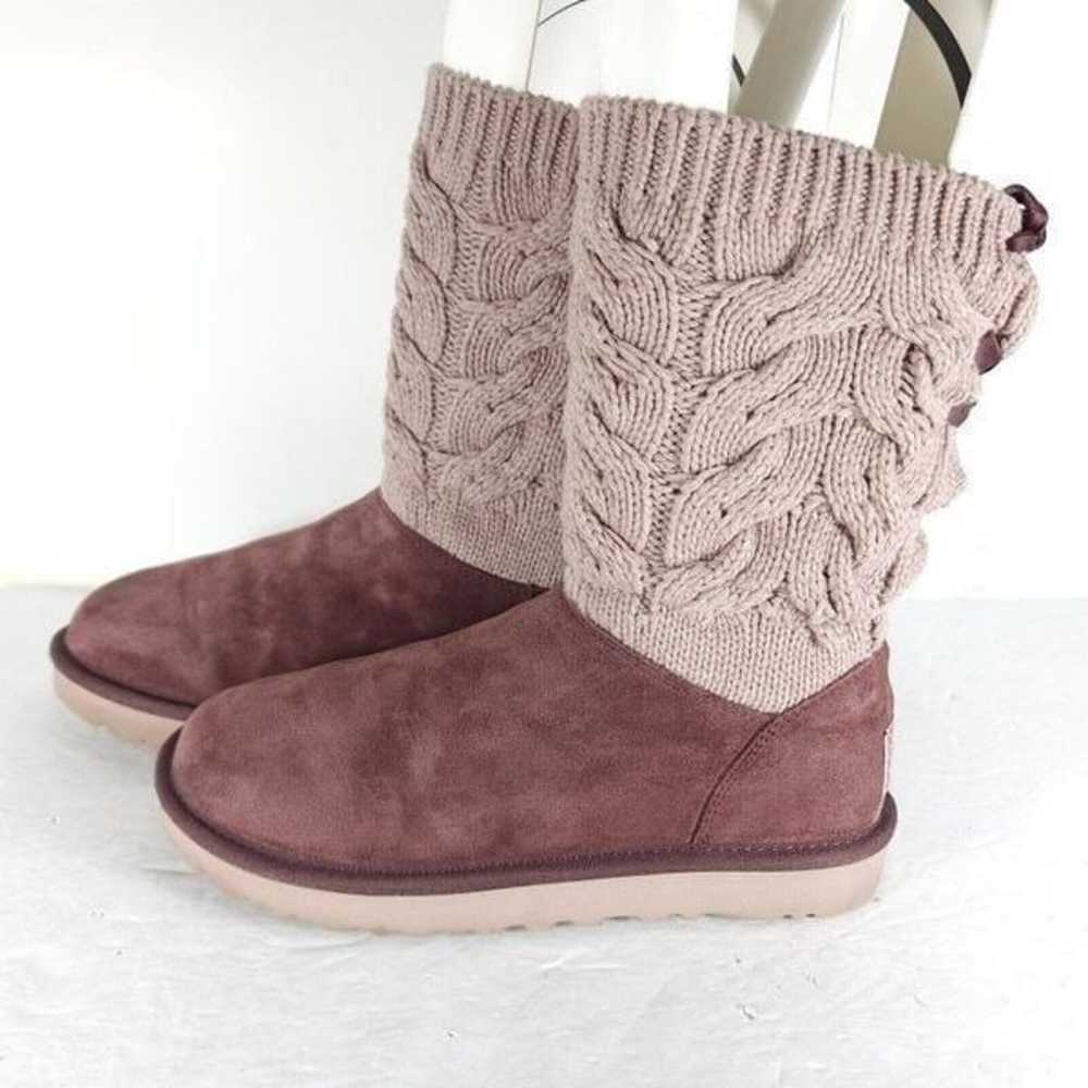 Ugg Women's Kiandra US 8 Pink Luxe Cotton Knit Br… - image 2