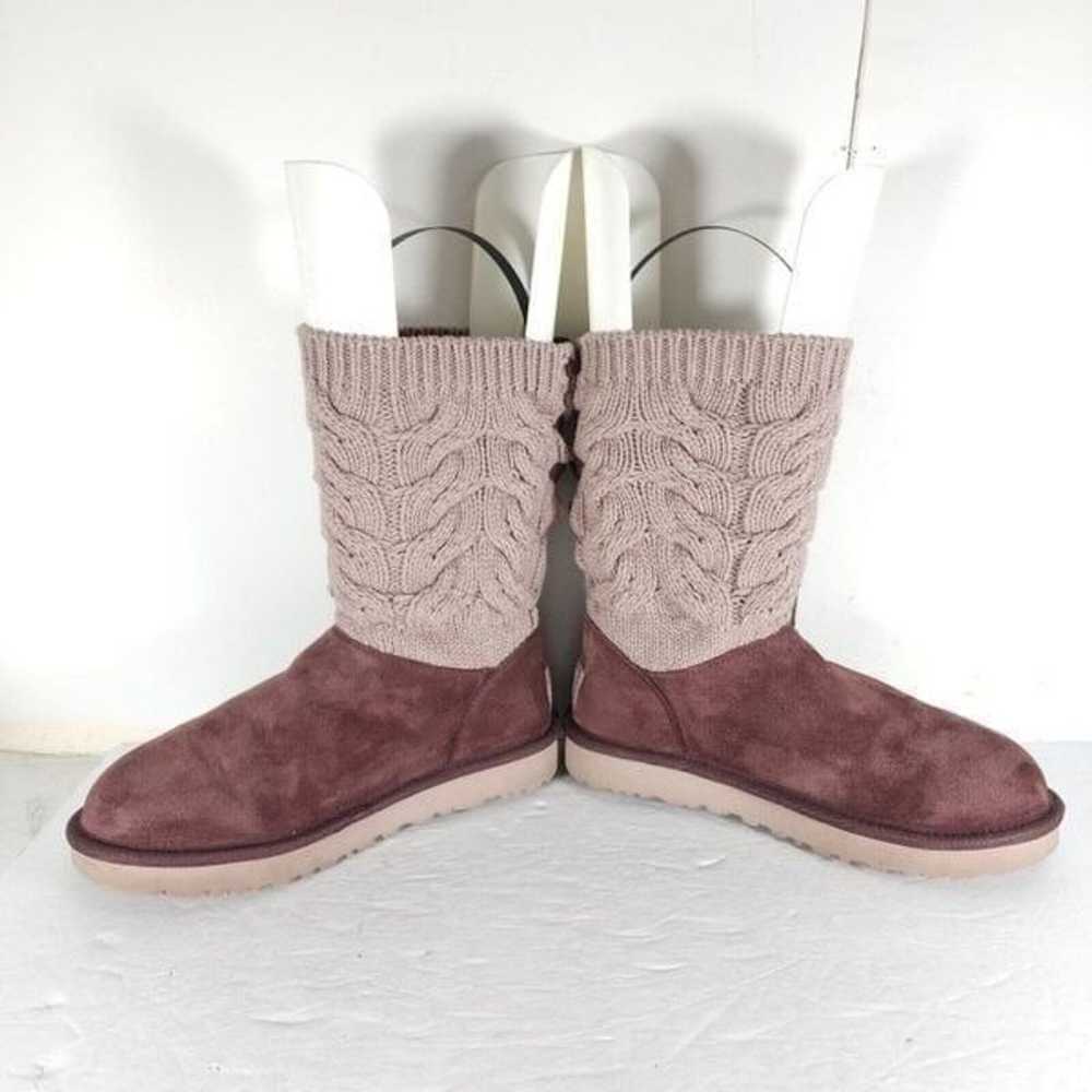 Ugg Women's Kiandra US 8 Pink Luxe Cotton Knit Br… - image 7