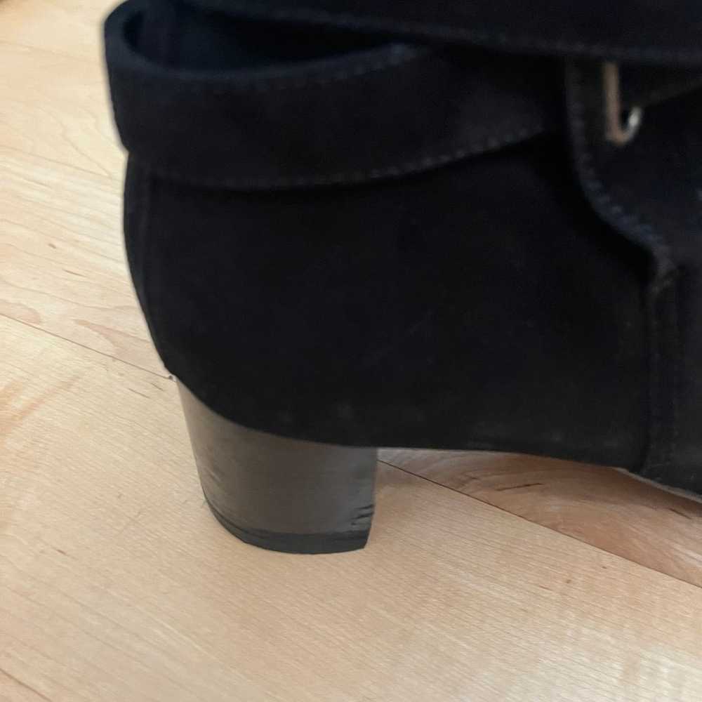 Manolo black suede Booties-39 1/2-$1295 - image 8