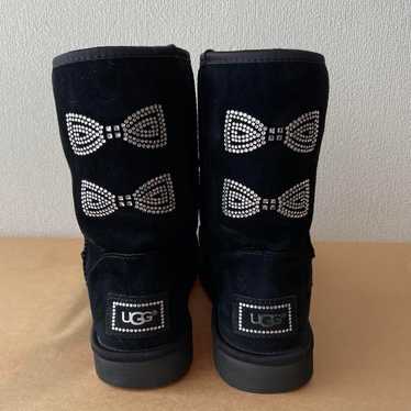 Rare UGG x SWAROVSKI Ribbon Sheepskin Boots Cryst… - image 1