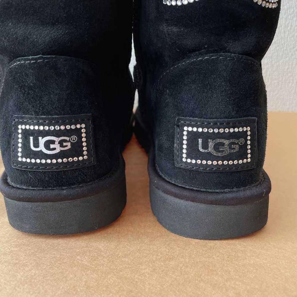 Rare UGG x SWAROVSKI Ribbon Sheepskin Boots Cryst… - image 2