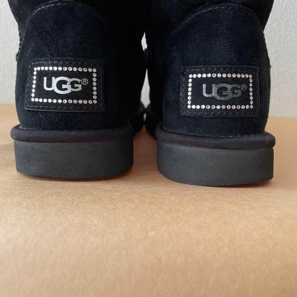 Rare UGG x SWAROVSKI Ribbon Sheepskin Boots Cryst… - image 4