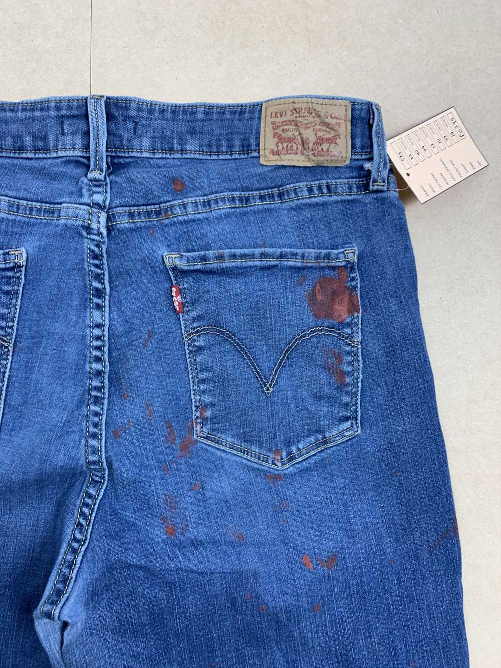 Levi's × Vintage Vintage Levis 575 Mid Skinny Fad… - image 7