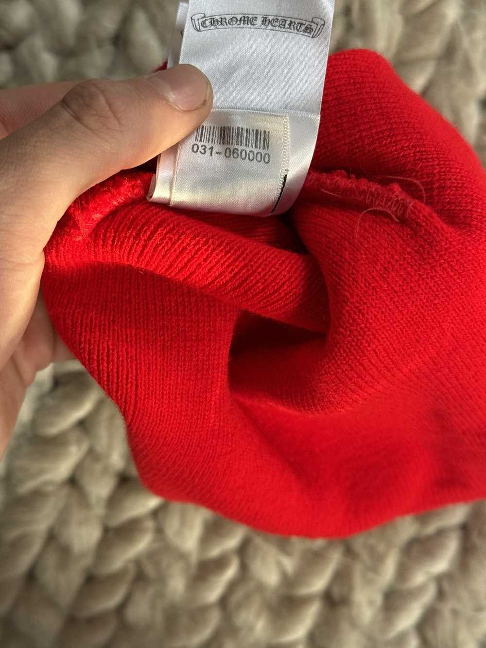 Chrome Hearts ⭐️RED CHROME HEARTS BEANIE⭐️ - image 5